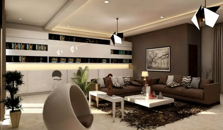 Modern Glamour Living Room